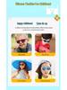 Polarized Cartoon Sunglasses for Kids - Soft Silicone, Childlike Design, Anti-UV Protection for Boys and Girls.