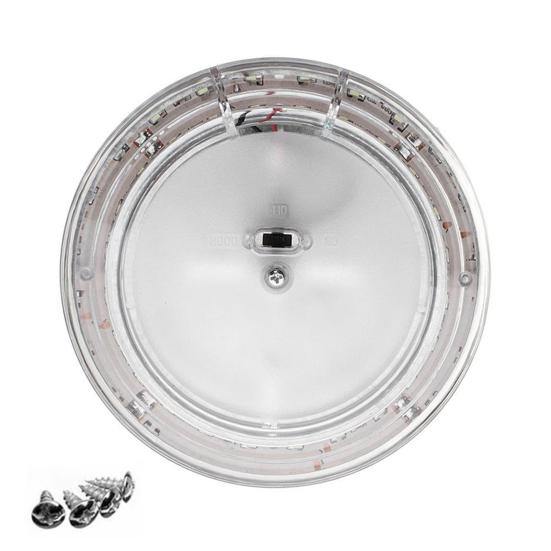 Лампа для чтения, высокая яркость, белый свет, мощный интерьер автомобиля, круглый светодиодный потолочный светильник для автофургона