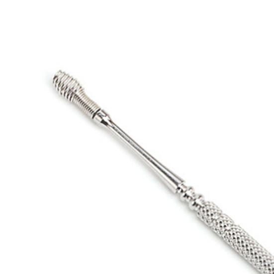 Yousheng 2 шт./комплект ушных палочек с двухсторонней спиральной головкой, пружинная конструкция из нержавеющей стали, гибкая конструкция, инструменты для ухода за ушами унисекс