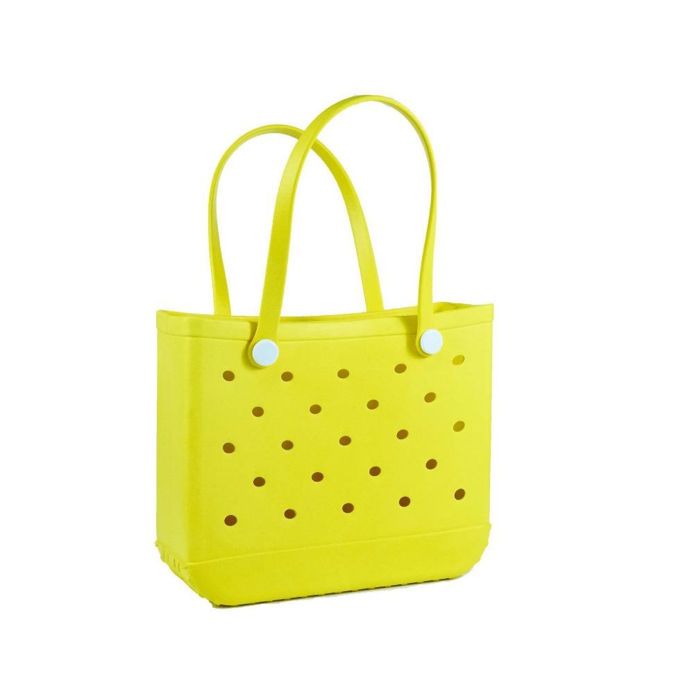 XL очень большая пляжная сумка EVA резиновая водонепроницаемая пляжная дорожная корзина для пикника женская сумка для покупок сумка-тоут из желе