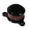 Air Cleaner Intake Filter System Kit For XL883 XL1200 2004‑2015 Black