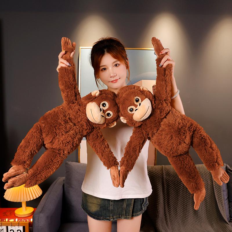 Long-Armed Gorilla Plush Toy: Creative Curtain Tieback and Hanging Monkey Doll