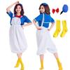 Angenster Halloween Donald Duck Cosplay Adult Sailor Uniform Duck Cosplay Navy Style Women's 5-Piece Set, Cute Adult Costume, Disguise, Uniform,