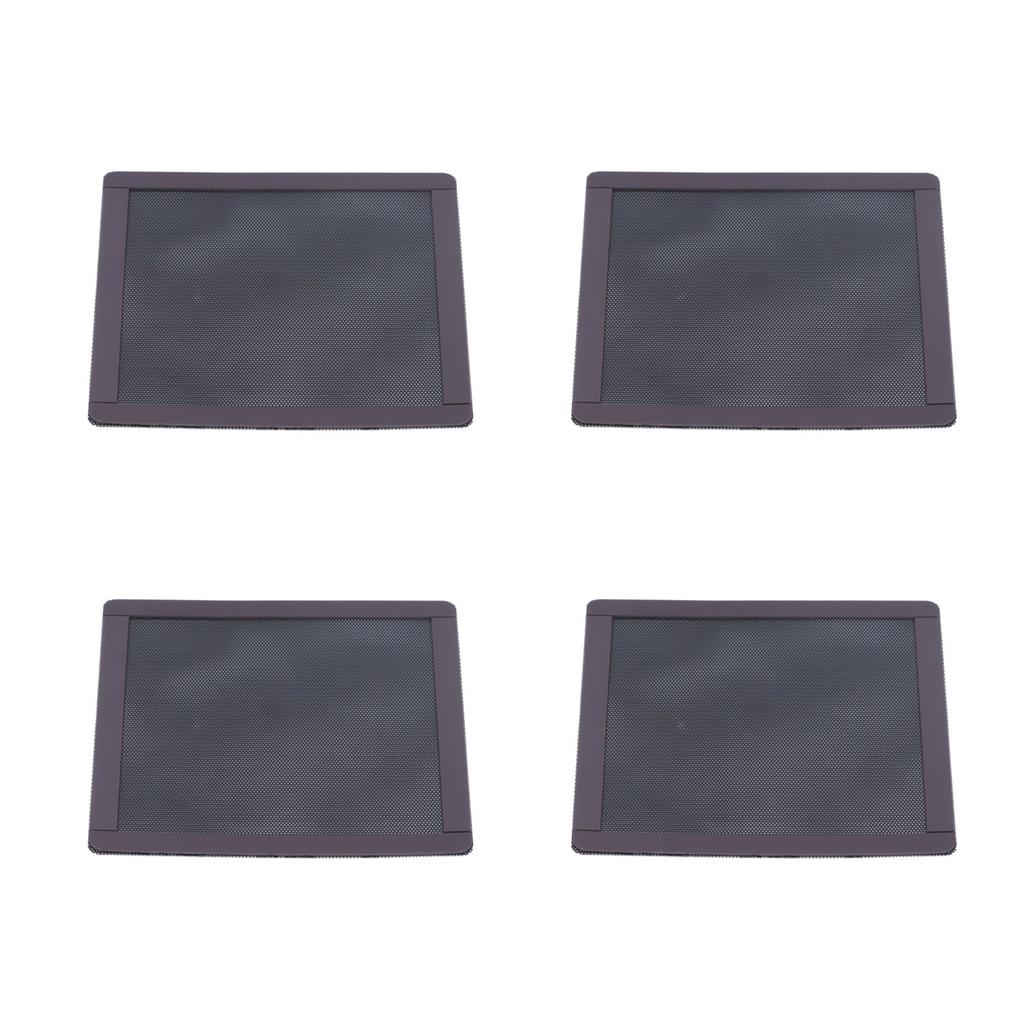10Pcs Fan Dust Filter Mesh PVC Magnetic Frame PC Computer Case Cover 140mm Black
