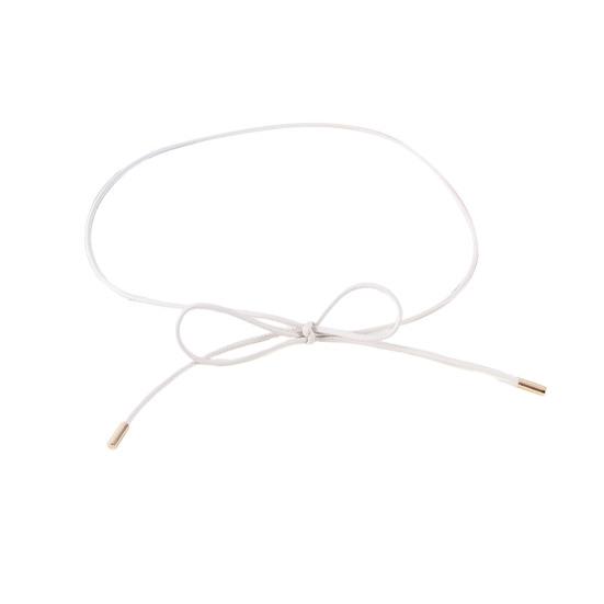 Имитация ремня Модный шнурованный декоративный пояс Кожаный аксессуар