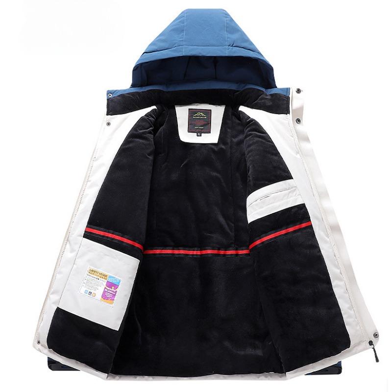 Fashion Plus Size Men's Cotton-padded Jacket, Thickened Warm Cotton-padded Jacket, Loose Padded Jacket, Outdoor Cotton-padded Jacket 9XL