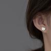 Christmas Cartoon Bear Earrings for Women New Fashion Niche Design Light Luxurious Earrings and Earrings