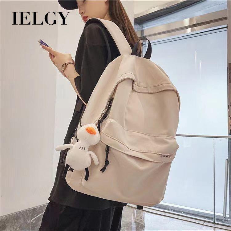 IELGY Backpack, Simple Large-capacity Travel Backpack for Women, Casual Japanese Student Schoolbag