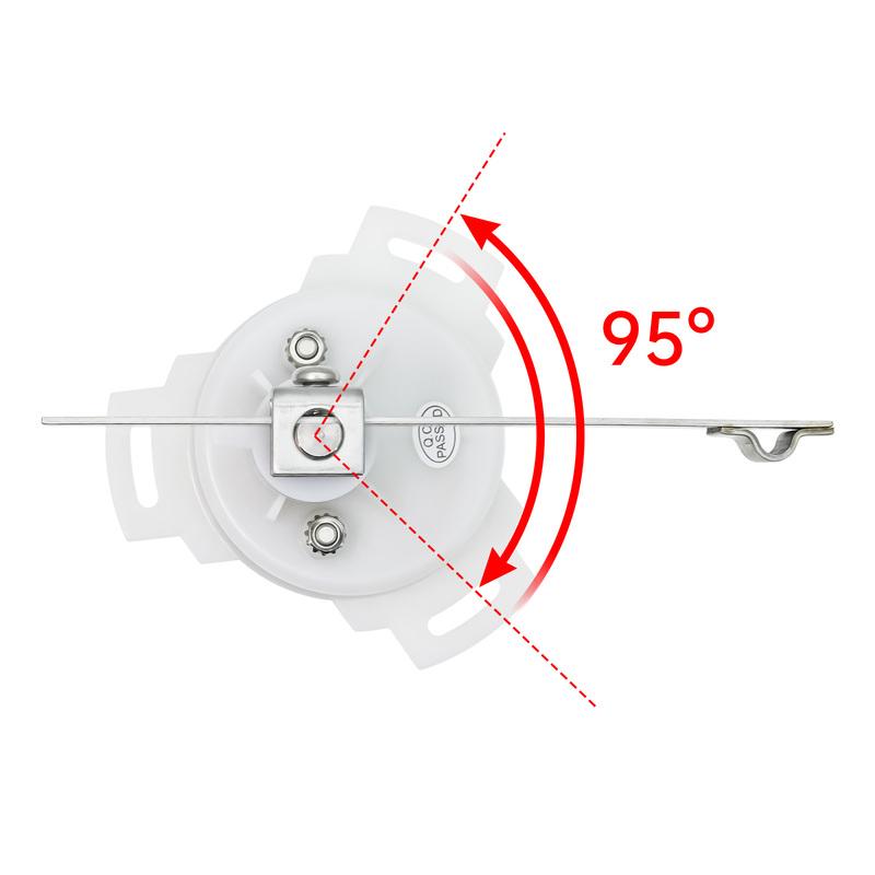 1 PCS Boat Rudder Angle Sensor 0-190ohm Rudder Indicator Rudder Angle Gauge Marine Steering Gear Angle Gauge Marine Accessories