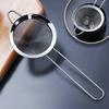 Сетчатый сито из нержавеющей стали, тонкий ситечко для чая с длинной ручкой, дуршлаги, сетчатые ситечки, сито для коктейля, кофе, пищевой муки