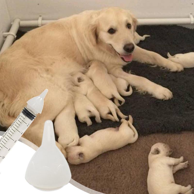 Universal Pet Feeding Nipple Silicone Pet Pacifier White Small Pet Feeding Milk Nipple Silicone Feeding Pacifier for Small Anima