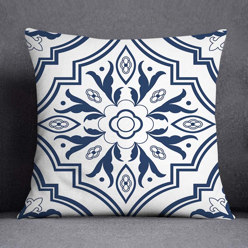 Geometric Color Pillowcase Home Decoration Pillowcase Square Pillowcase Home Office Decoration Cushion Cover