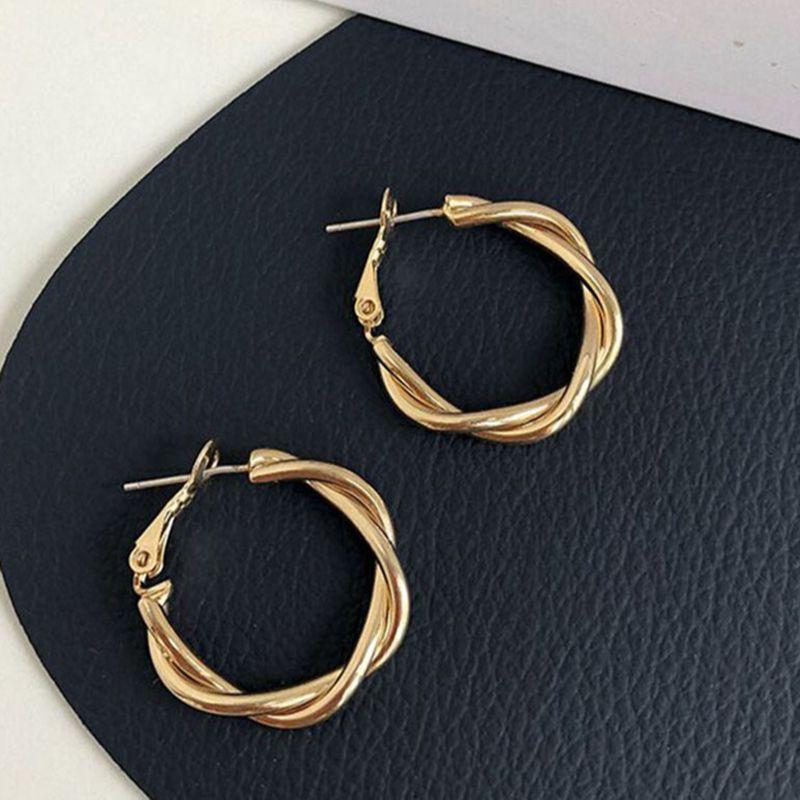 Металлические массивные серьги в стиле ретро для женщин, модные европейские длинные серьги с круглыми звездами и квадратами неправильной геометрии, длинные серьги, ювелирные изделия