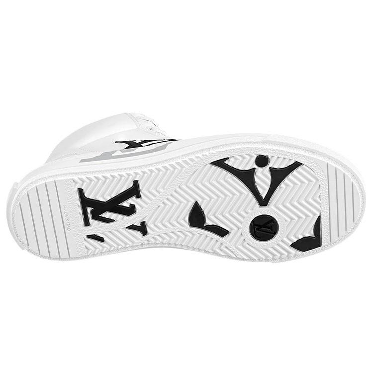 Louis Vuitton Женские кроссовки Charlie Ankle 'Белый Серый Черный' 1A9RYS