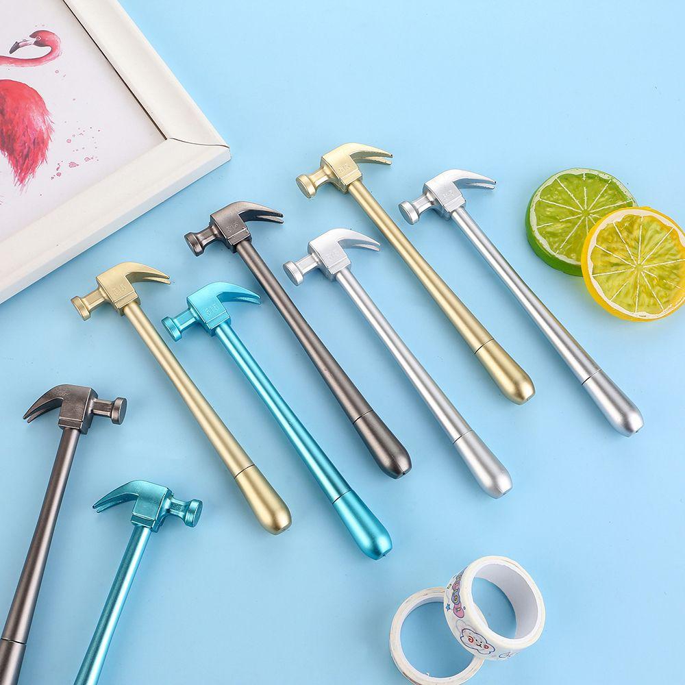Graffiti Writing Tools Students Hammer Shape Neutral Pen Imitation Metal Gel Pens Signature Pen