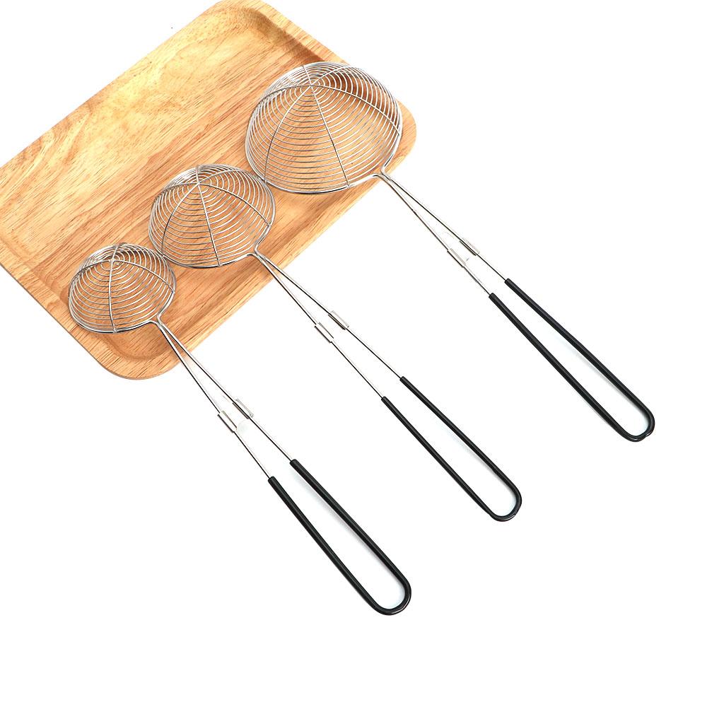 Multifunction Sifting Kitchen Gadget Kitchen Cooking Tool Skimmer Spoon Colander Spider Strainer
