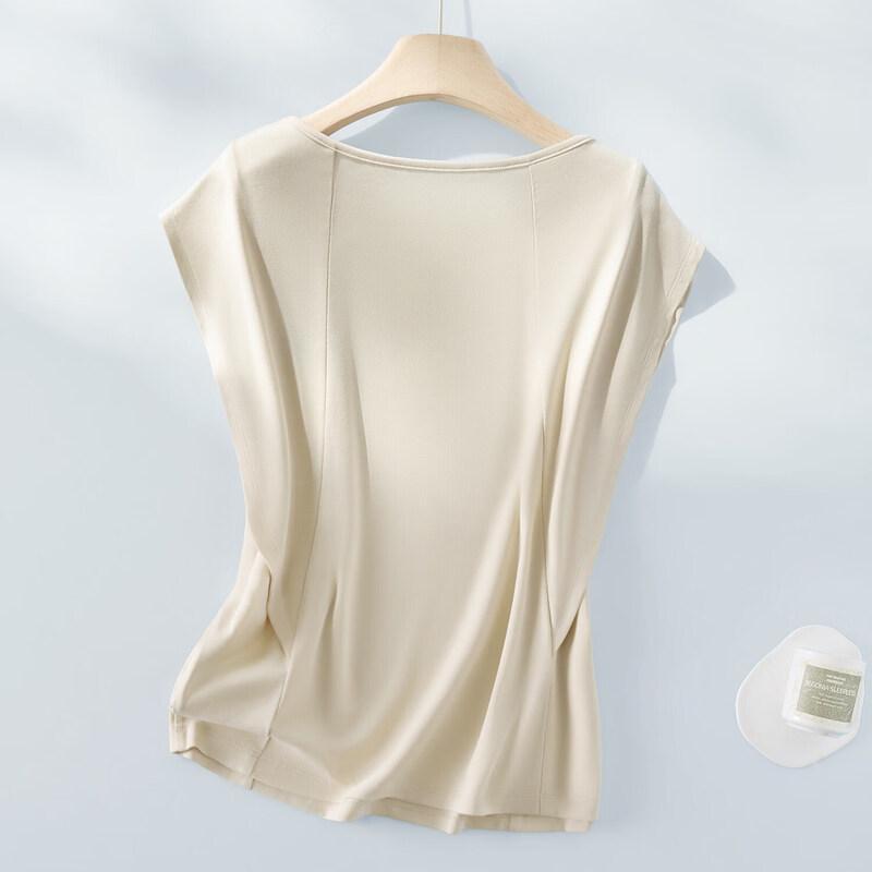 IHIMI Women's Casual Flutter Sleeve T-Shirt