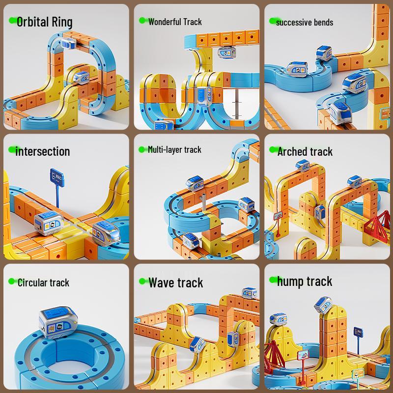 Магнитные антигравитационные строительные блоки: Игрушечная дорога для высокоскоростного поезда для детей