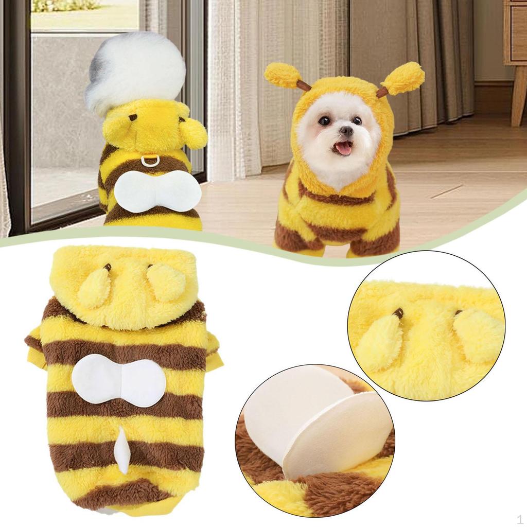 Dog Hoodie Sweatshirt Cosplay Sweater Breathable Clothing Clothes Winter Coat for Celebration