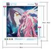 30x30cm Square DIY 5D Full Drill Beauty Eagle Cross Stitch Masonry  Home Decor