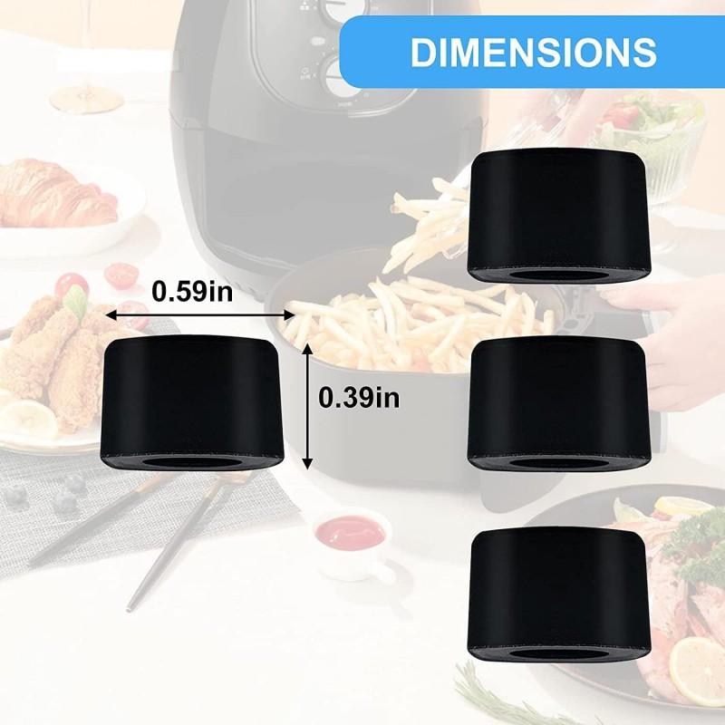 Air Fryer Accessories Silicone Corner Protectors Baking Tray Liner Steamer Rack Pads
