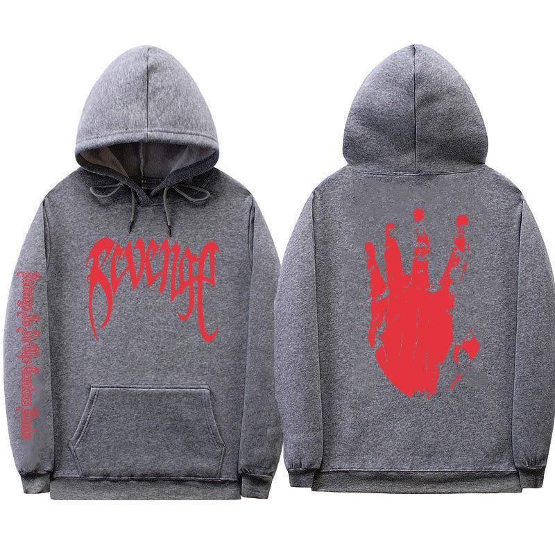Унисекс Худи Толстовка Streetwear Revenge с резьбовой манжетой