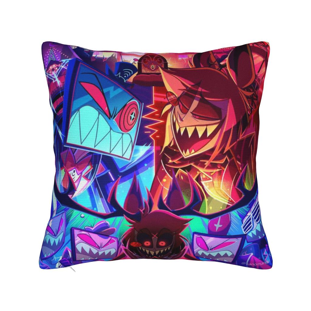 Hazbines отели alastor vox Наволочка Мерч Печать Чехол для подушки Наволочки Декор гостиной Квадратный Разные размеры