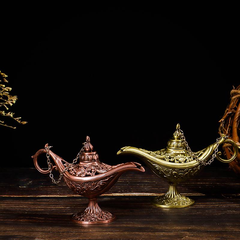 Полая сказка Лампа Аладдина Желание Чайник Ретро Домашние украшения для ароматерапии