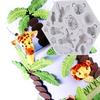 Forest Animal Mould Silicone Molds Woodland Animals Cake Decorative Mold Tools