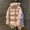 Premium Light Luxury White Duck Down Medium and Long Down Jacket Women's 2025 New Thickened Gutless Fluffy Puff Bread Jacket
