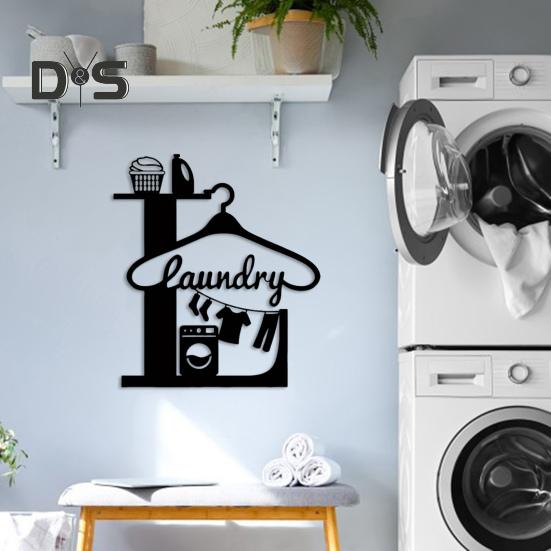 Знак прачечной, винтажный металлический настенный художественный знак, подвесное украшение на тему прачечной, украшение для двери прачечной, настенная полка