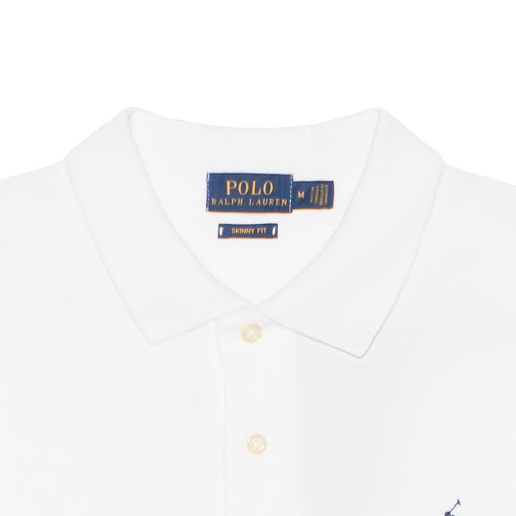 Polo Ralph Lauren FW23 Футболка-поло с принтом логотипа Женская белая 211506471-002