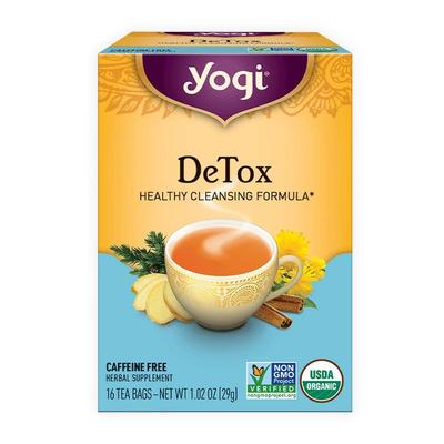 DeTox без кофеина, 16 пакетиков чая