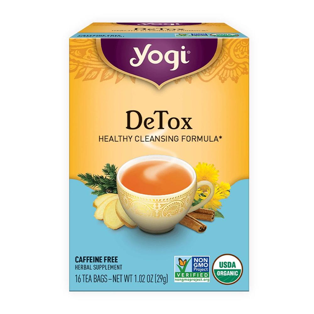 DeTox без кофеина, 16 пакетиков чая