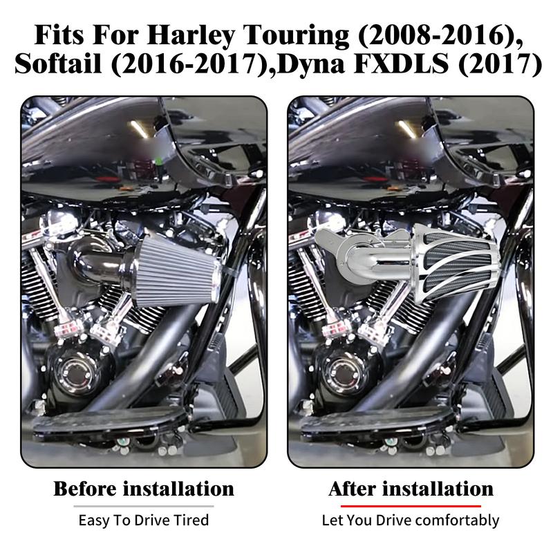 Motorcycle Air Cleaner CNC Intake Air Filter For Harley Softail Breakout Fat Boy FXLR FL Touring Glide Road King Sportster Dyna