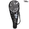 Onda Badminton Set, 2 Rackets, 2 Shuttles, Storage Case, Lightweight, For Beginners, Practice Case Included, Black White