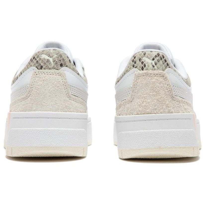 Puma Cali Dream Animalia Leather Low-Top Sneakers Women Sneakers White Pink 393492-01