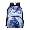Nezha Durable Backpack Oxford Bookbag For School Use Large Capacity Bag Gift