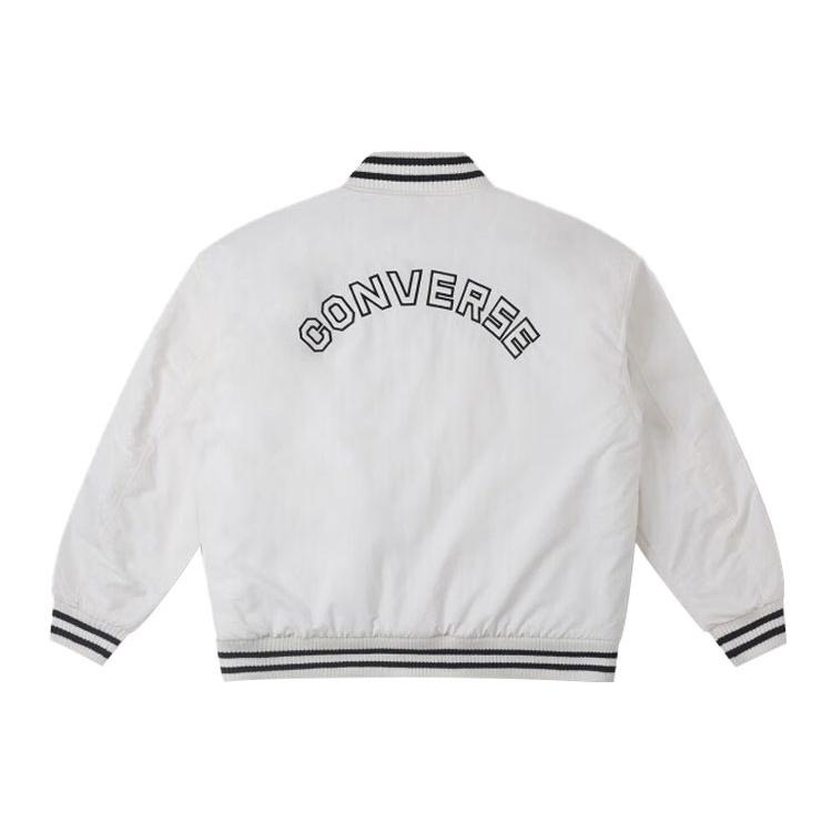 Converse Baseball Jacket Men's White 10025261-A01