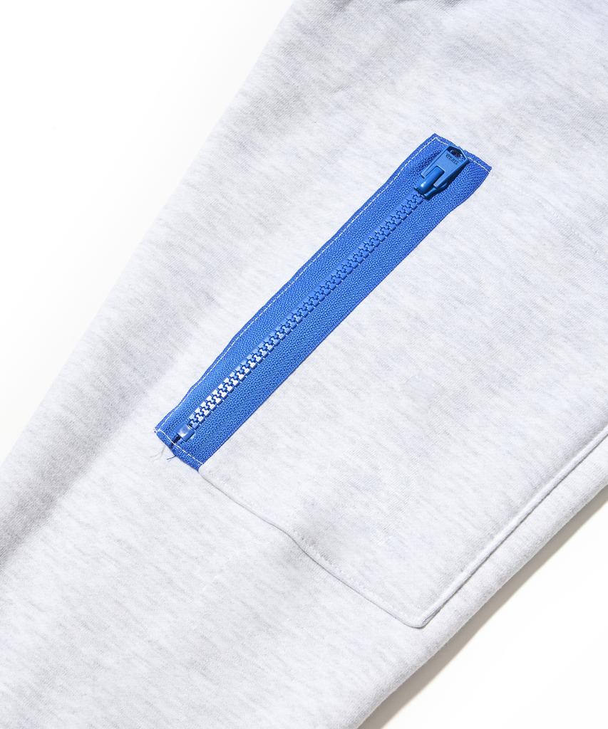 Худи на молнии Stigma Oversized Белый меланж