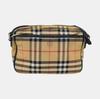 [Pre-Owned] Camera Bag Small Khaki Canvas Crossbody Shoulder Bag Silver Hardware Detachable Strap - Fair #J95K9S