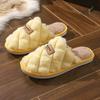 Cotton Slippers for Home Use, Couple's Slippers, Women's Shoes, Hairy Slippers, Anti Slip Winter Slippers