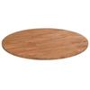 342961 vidaXL Round Table Top Light Brown Ø60x1.5 Cm Treated Oak Wood