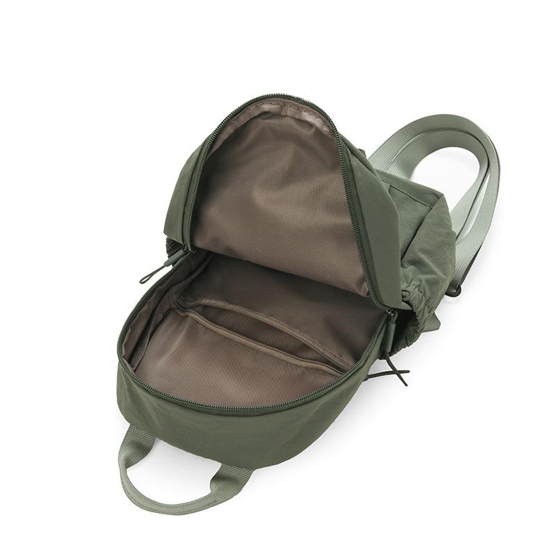 Женский рюкзак новый модный легкий рюкзак большой вместимости нейлоновая ткань женская сумка персонализированная простая текстура нагрудная сумка