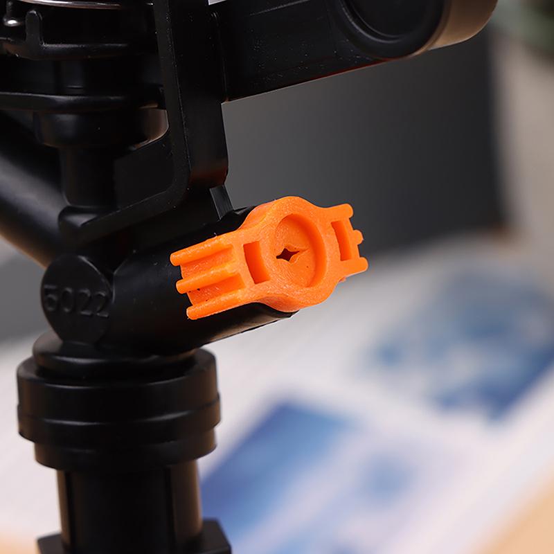 Вращающийся дождеватель для полива газона с автоматическим вращением на 360 градусов, распылительная головка с двумя отверстиями, насадка для полива сада и двора