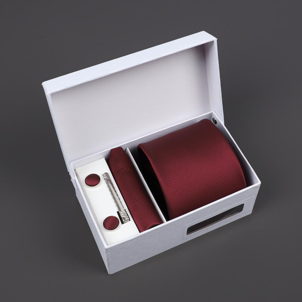 2025 Men'S Tie Premium Gift Box Jacquard Embroidered Tie Tie Logo Making