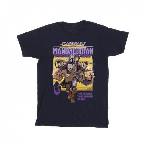 Star Wars Mens The Mandalorian More Than I Signed Up For T-Shirt