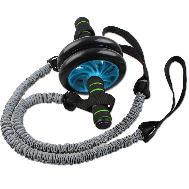 1 пара веревок для тяги на колесах, веревка для брюшного пресса, латексные эластичные веревки для фитнеса, аксессуары для брюшного колеса