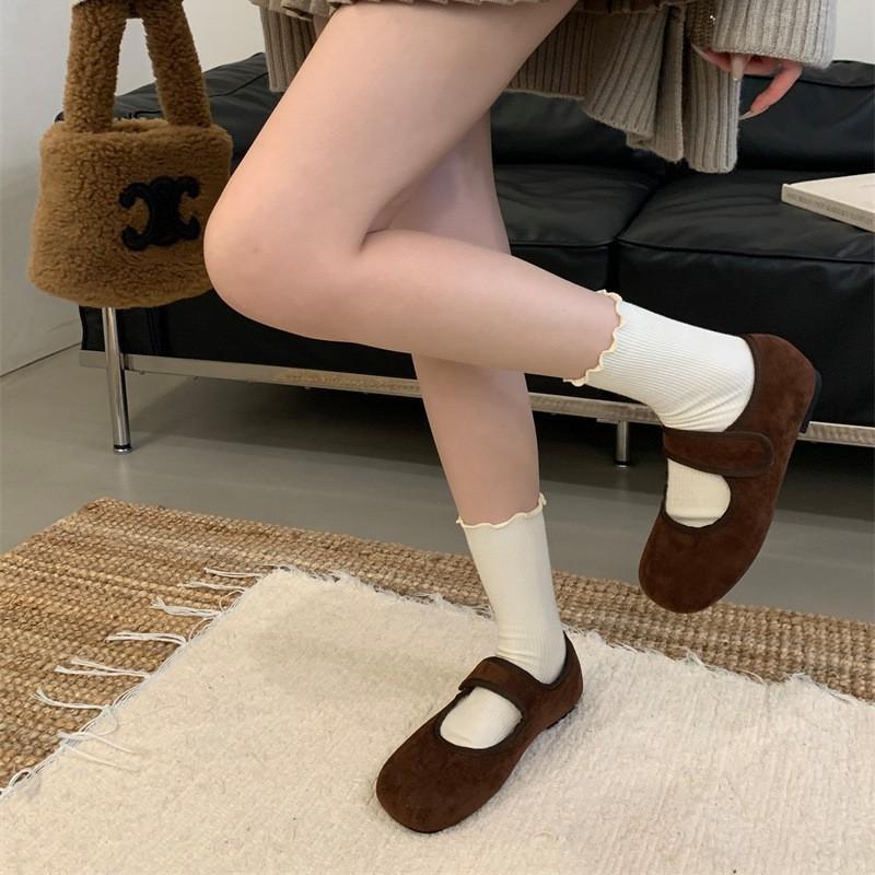 2025 Autumn and Winter New Fashion Versatile Thick-bottomed Fluffy Slippers Women's Outer Wear Bag Head Cotton Slippers Ugly and Retro