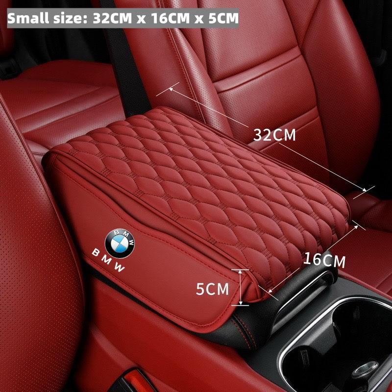 Car Armrest Box Height Pad Universal Leather Armrest Cushion For BMW M Power X1 e84 X3 f25 X5 e53 x6 e71 ix3 i3 320i 330d M4 RW7